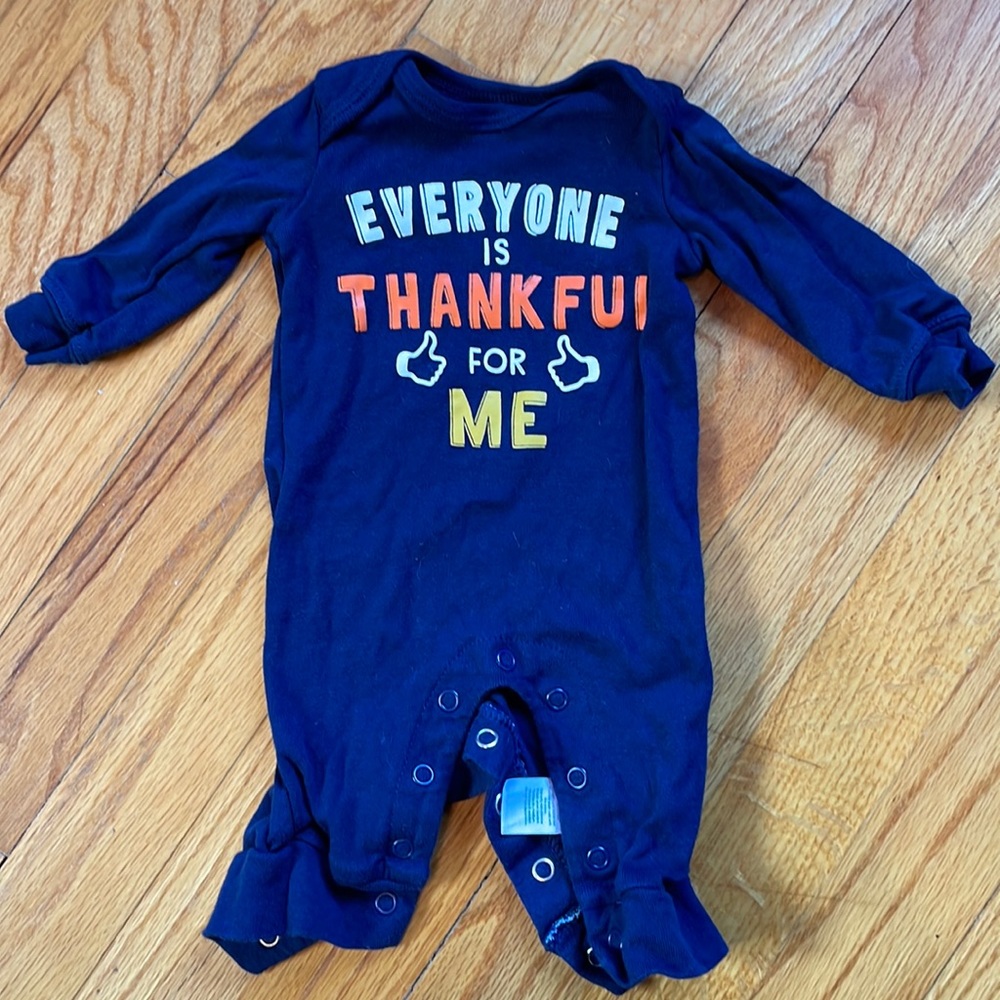 Thanksgiving Newborn onesie